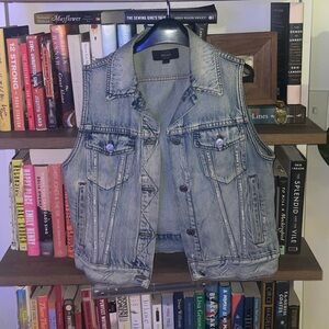 JCrew jean vest